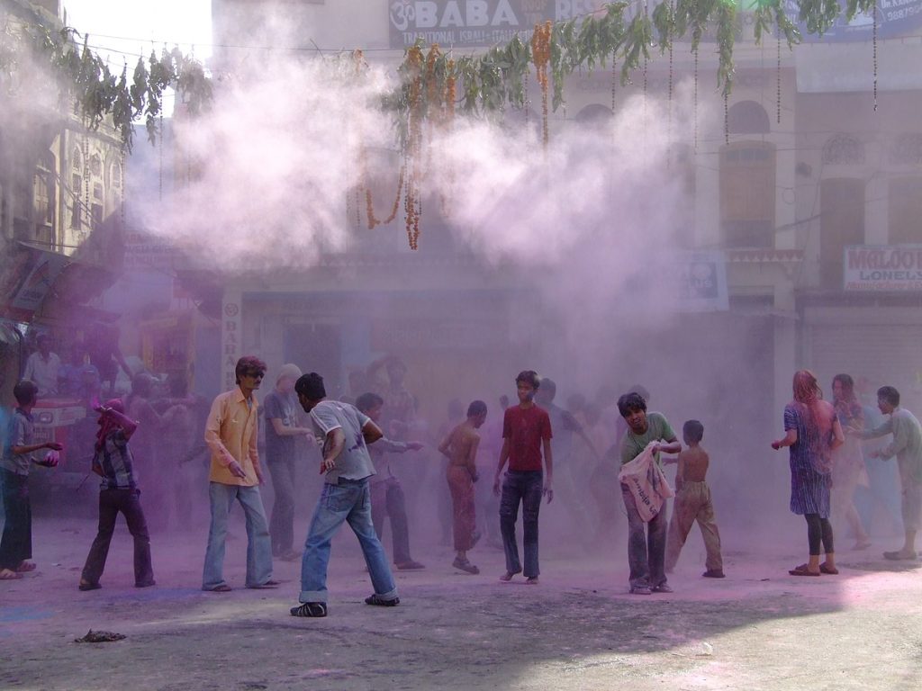 https://www.flickr.com/photos/judepics/, CC BY 2.0 <https://creativecommons.org/licenses/by/2.0>, via Wikimedia Commons - Holi Weekend Trips 
